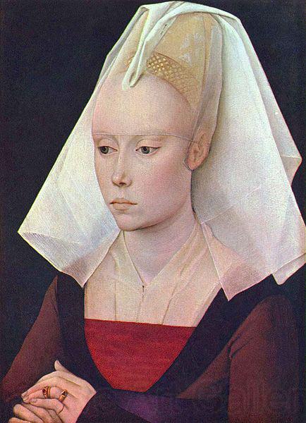 Rogier van der Weyden Portrait einer Dame Germany oil painting art